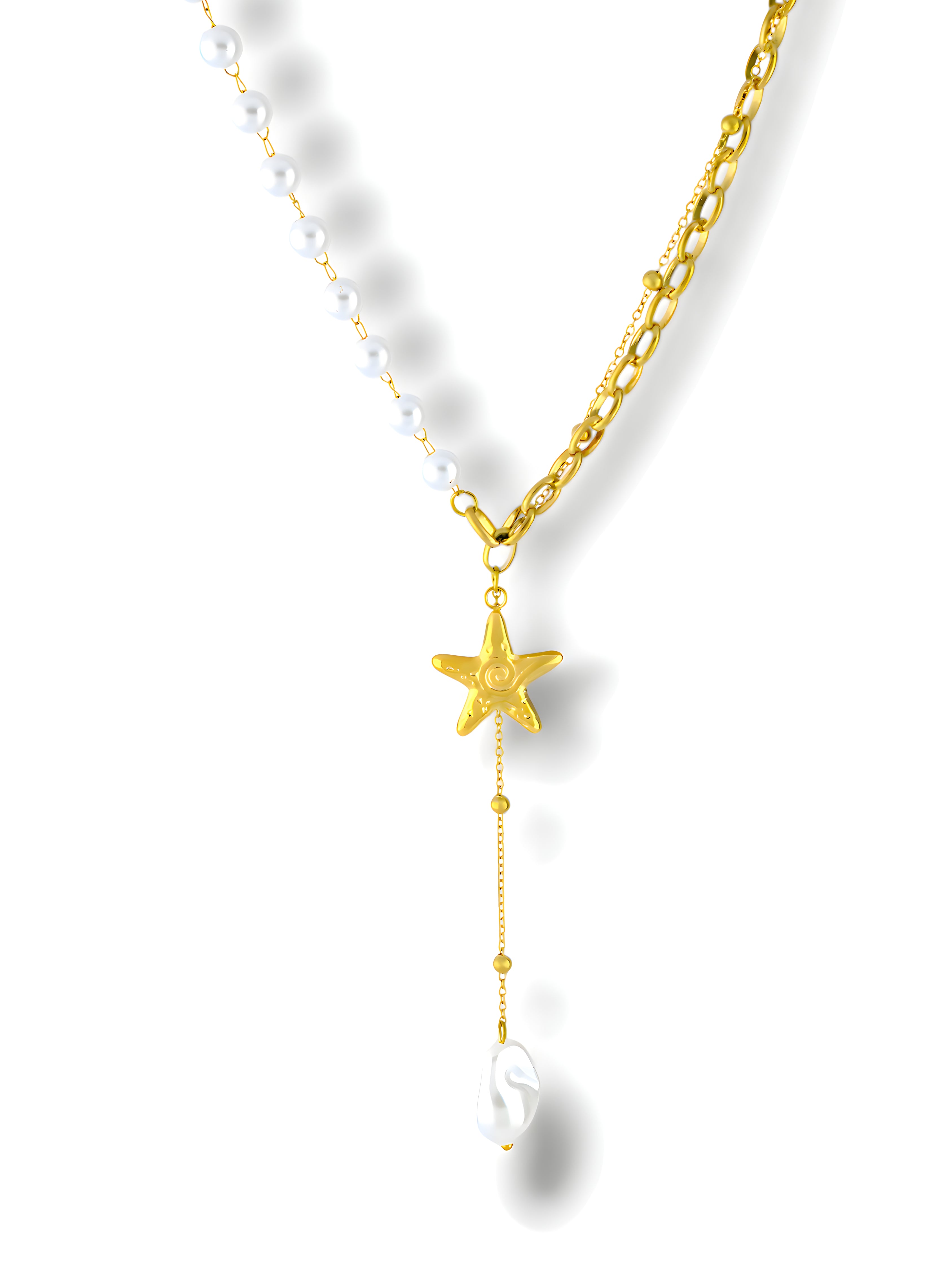 Starfish Lariat Necklace