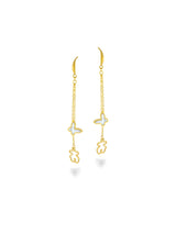 Enchanted Flutter Drop Earrings
