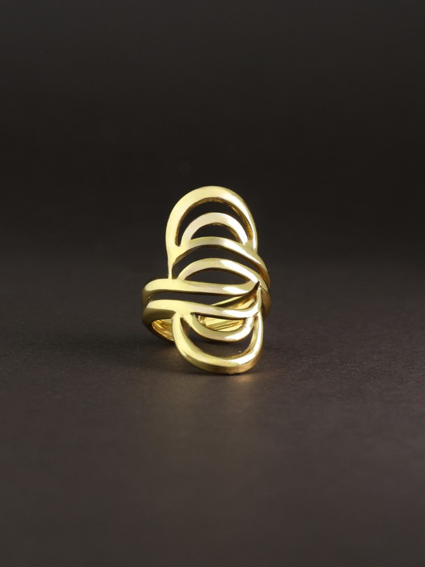 Abstract Wave Ring