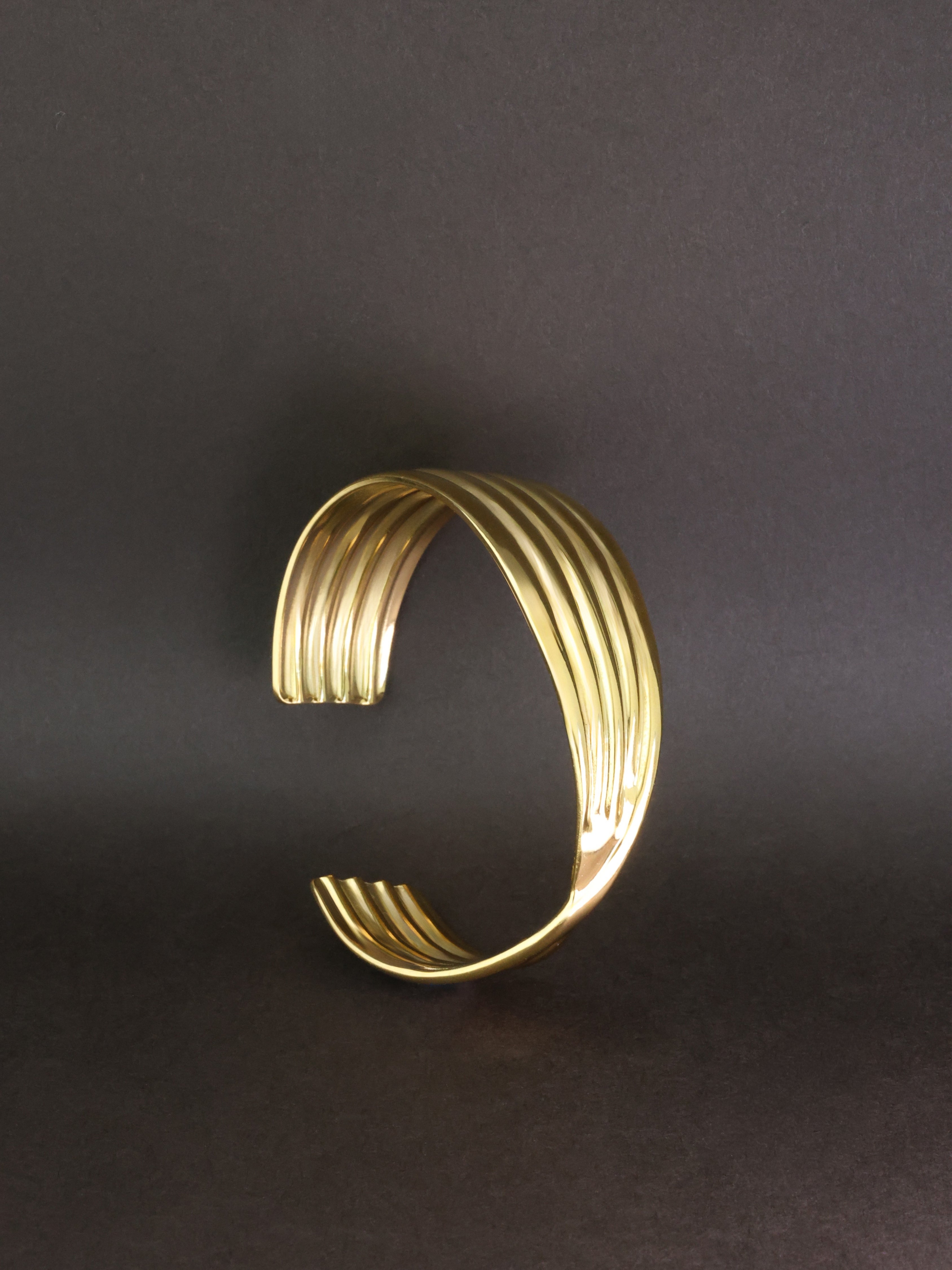 Gold Statement Bangle