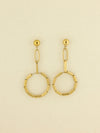 Structured Orbit Drops Earring