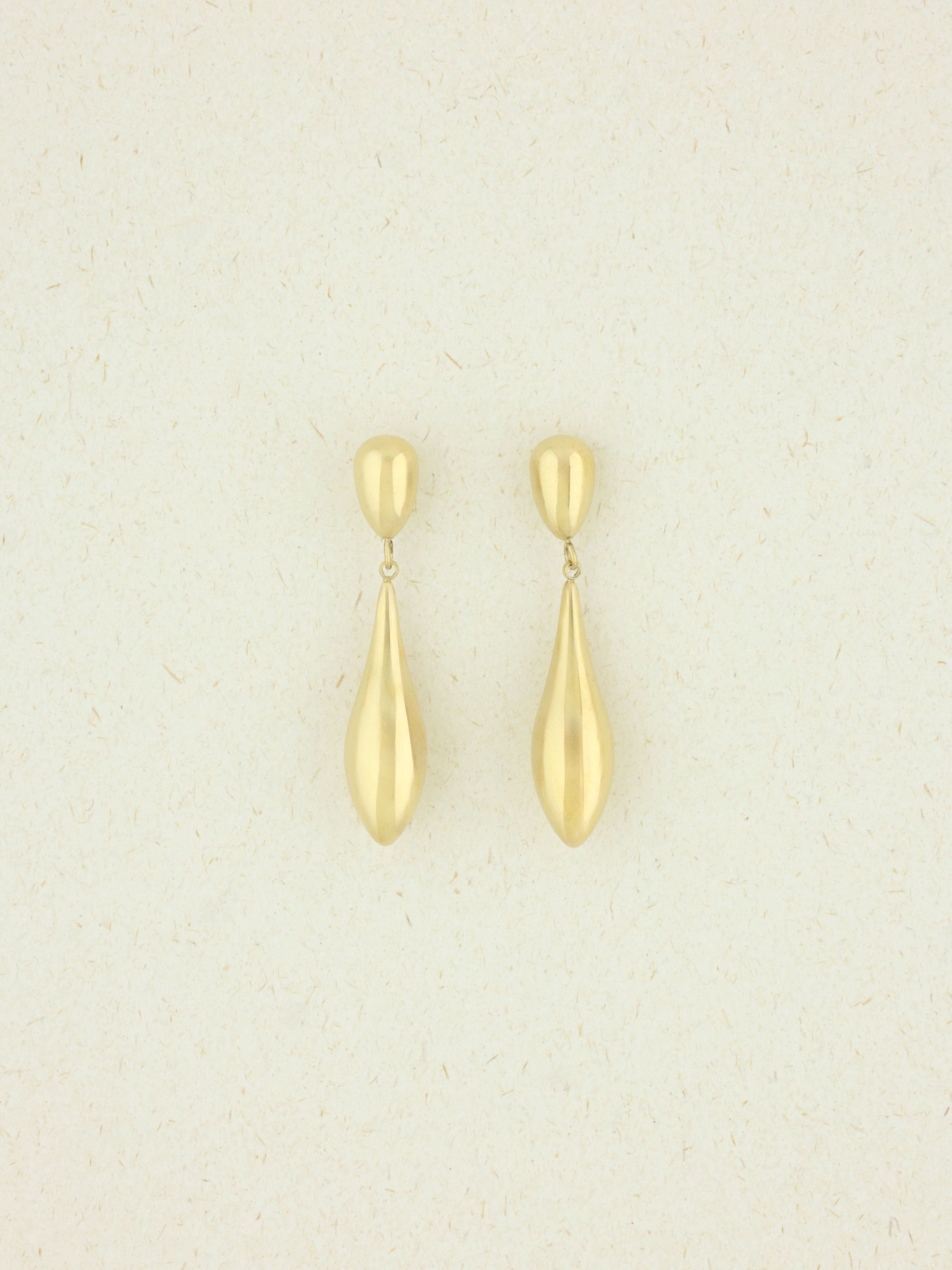 Ethereal Liquid Gold Earrings