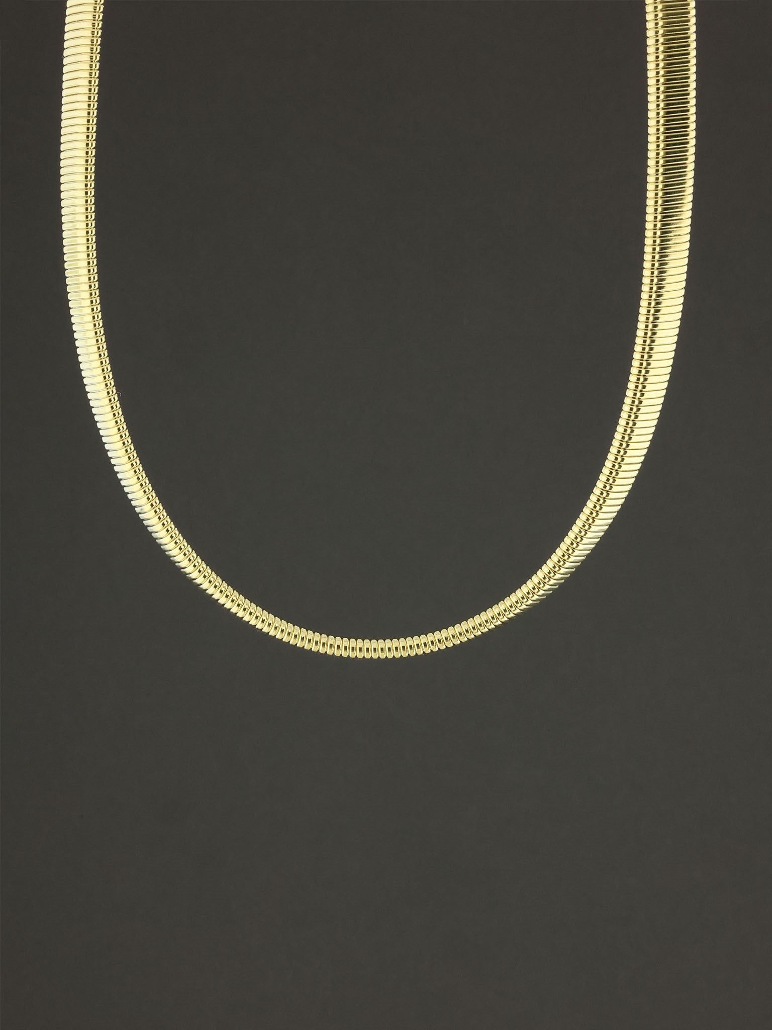 Modern Silver Serpent Choker