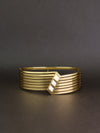 Cuff Bangle with Modern Lines