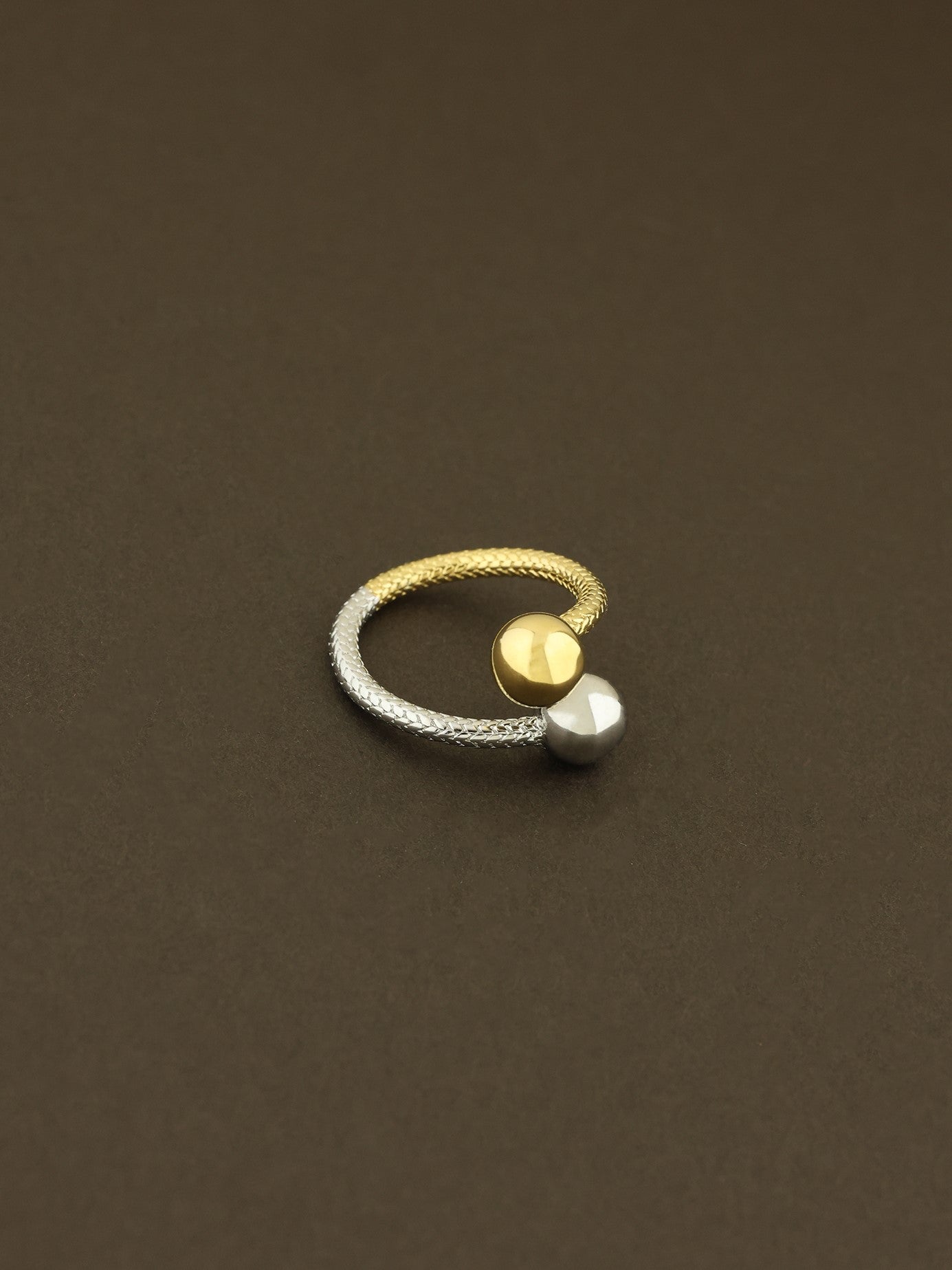 Twin Sphere Ring