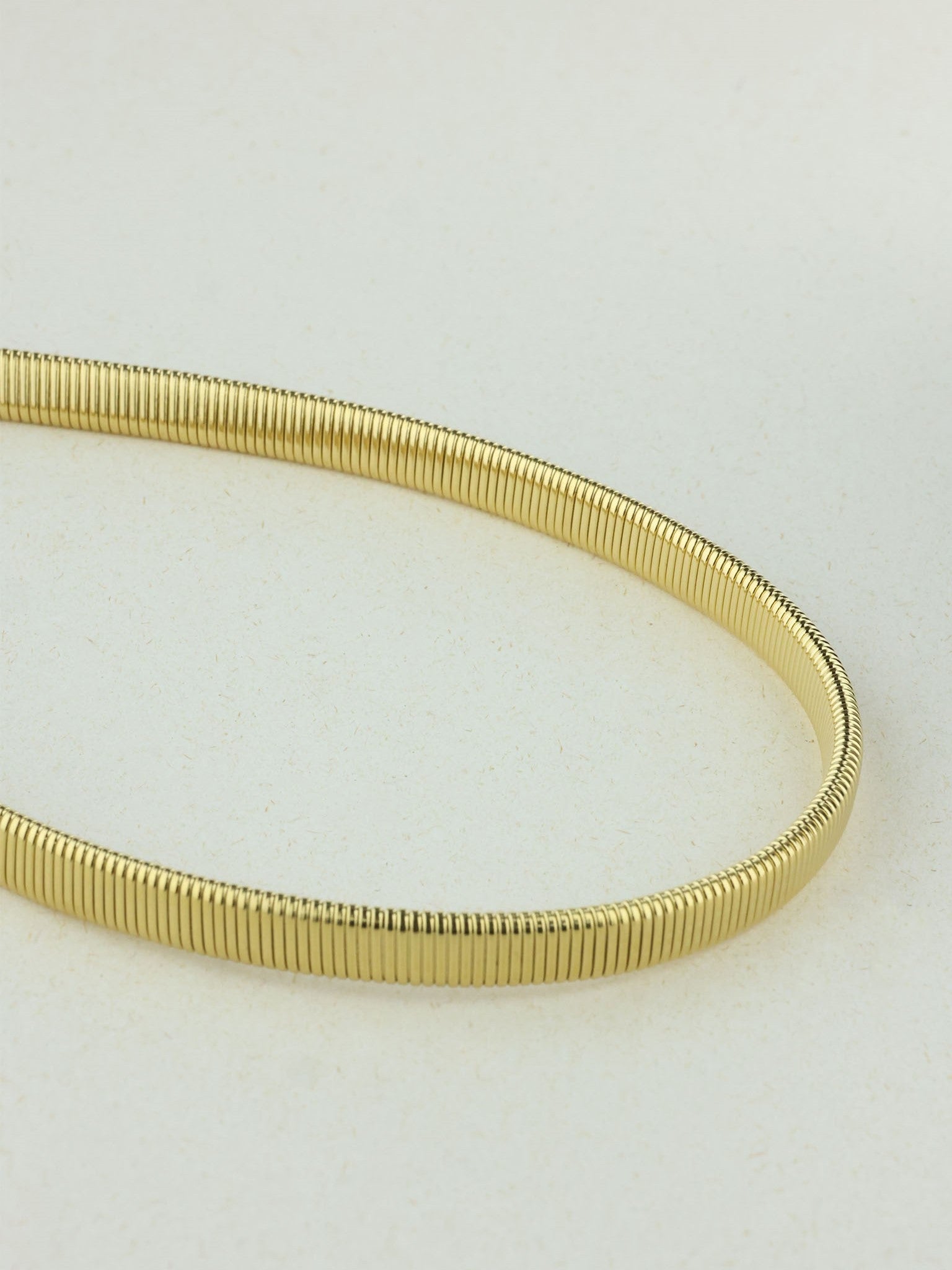 Modern Silver Serpent Choker