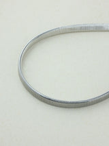 Modern Silver Serpent Choker
