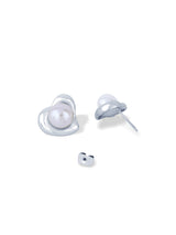 Heart Pearl Studs