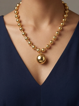 Sphere Drop Necklace