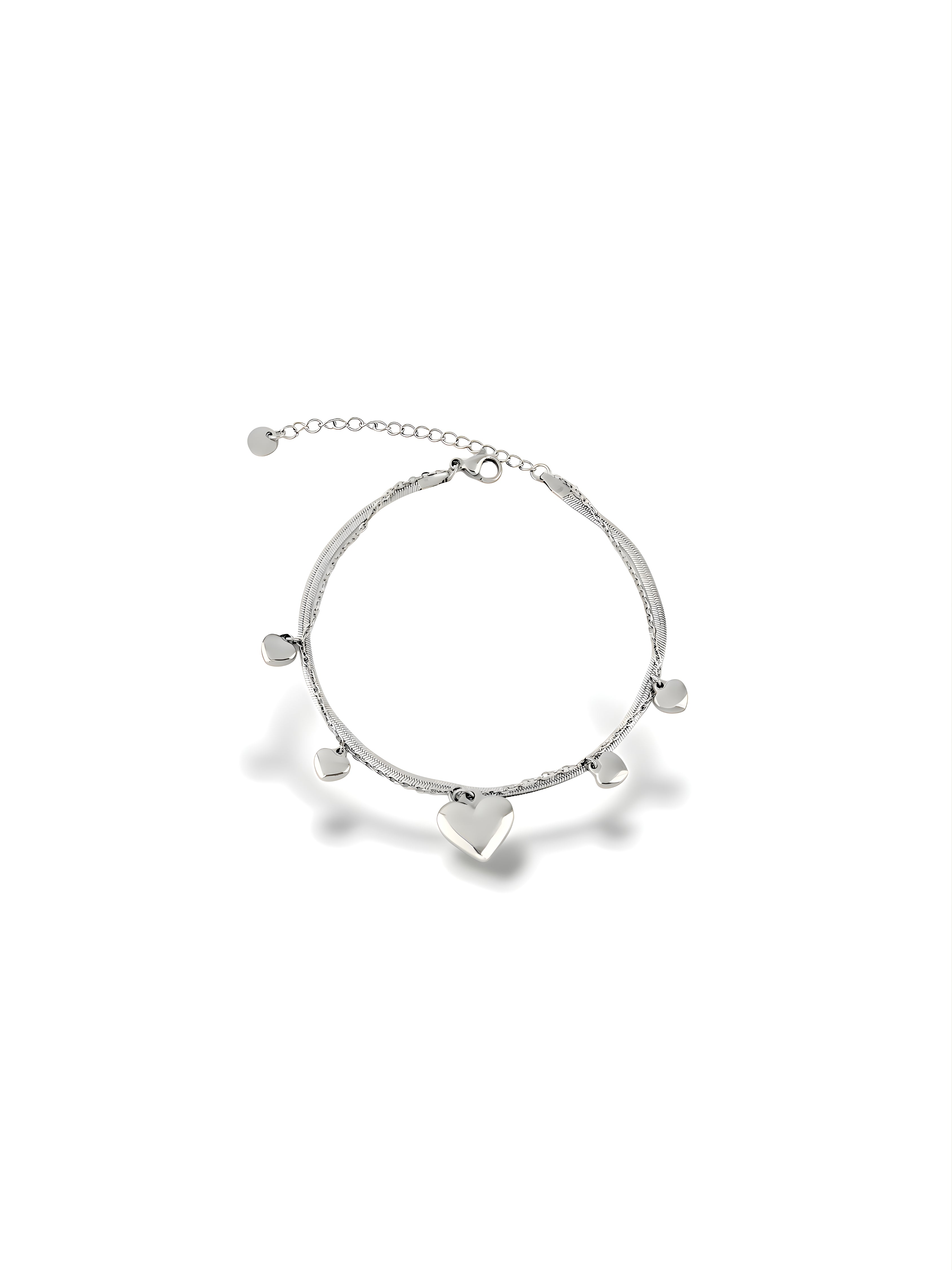 Heart Charm Anklet