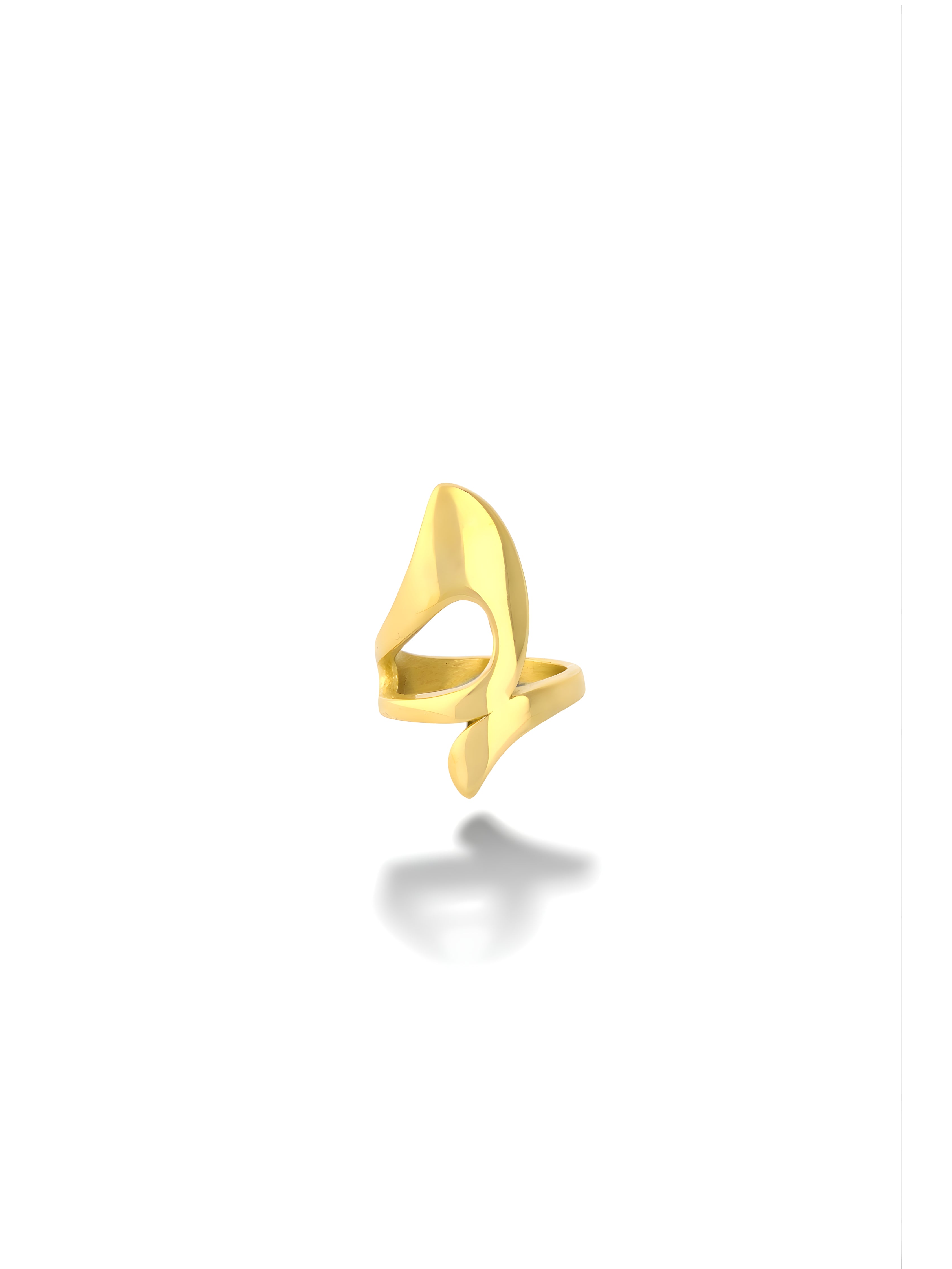 Sculpted Flame Ring