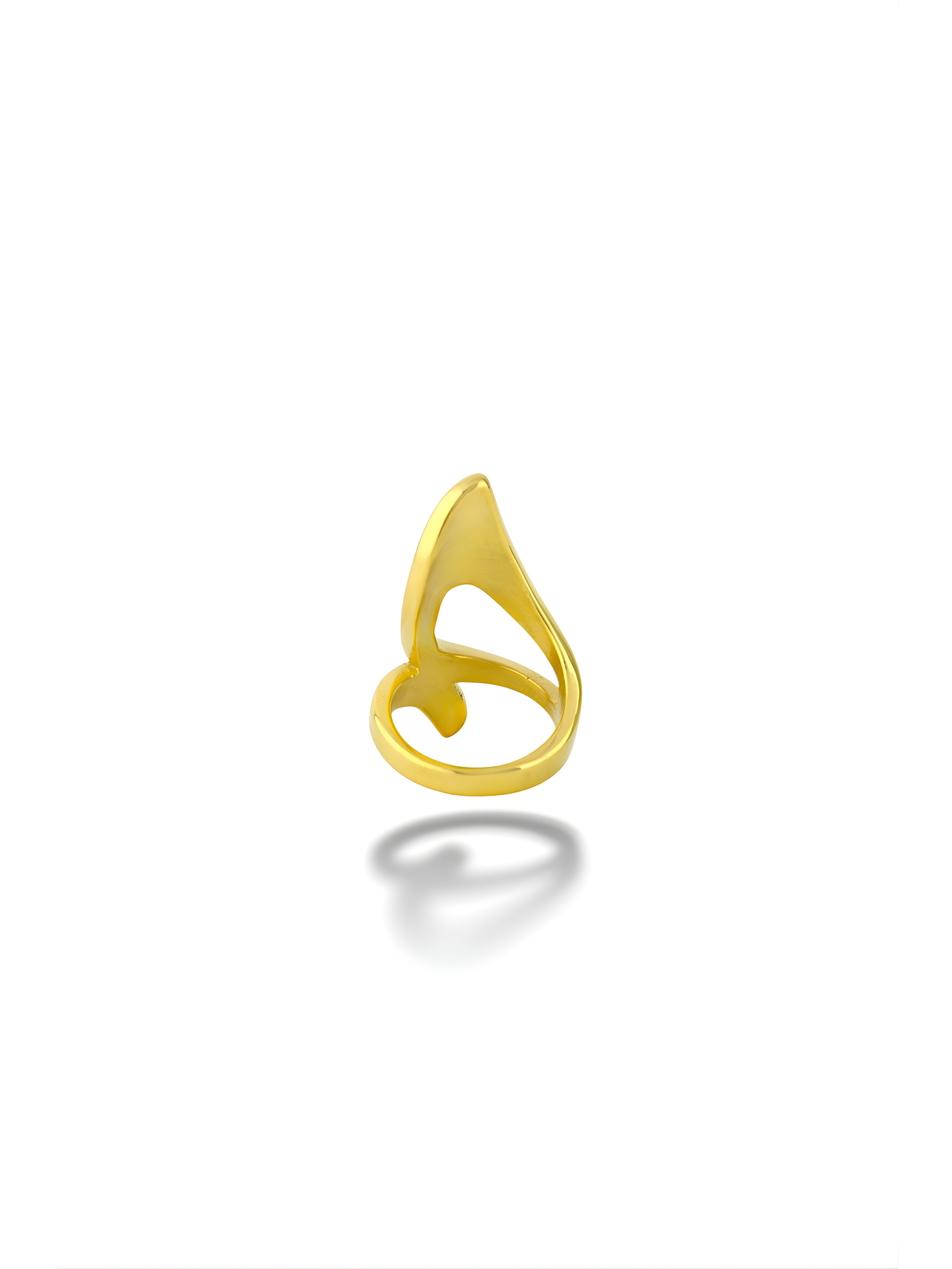 Sculpted Flame Ring