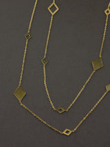 Geo-Frame Layered Necklace