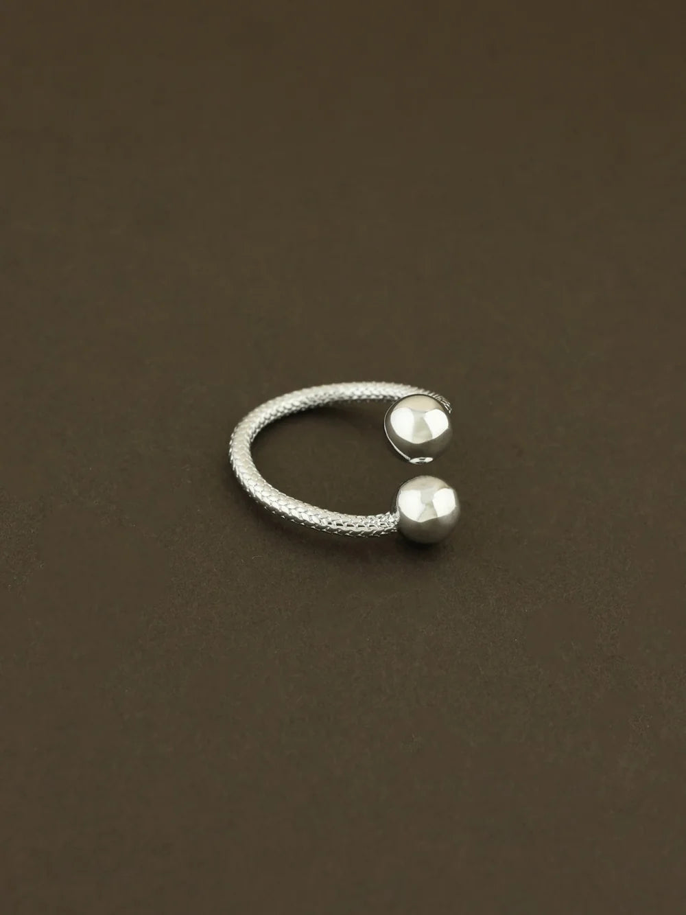 Twin Sphere Ring