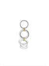 Studded Center Triple Ring Drop