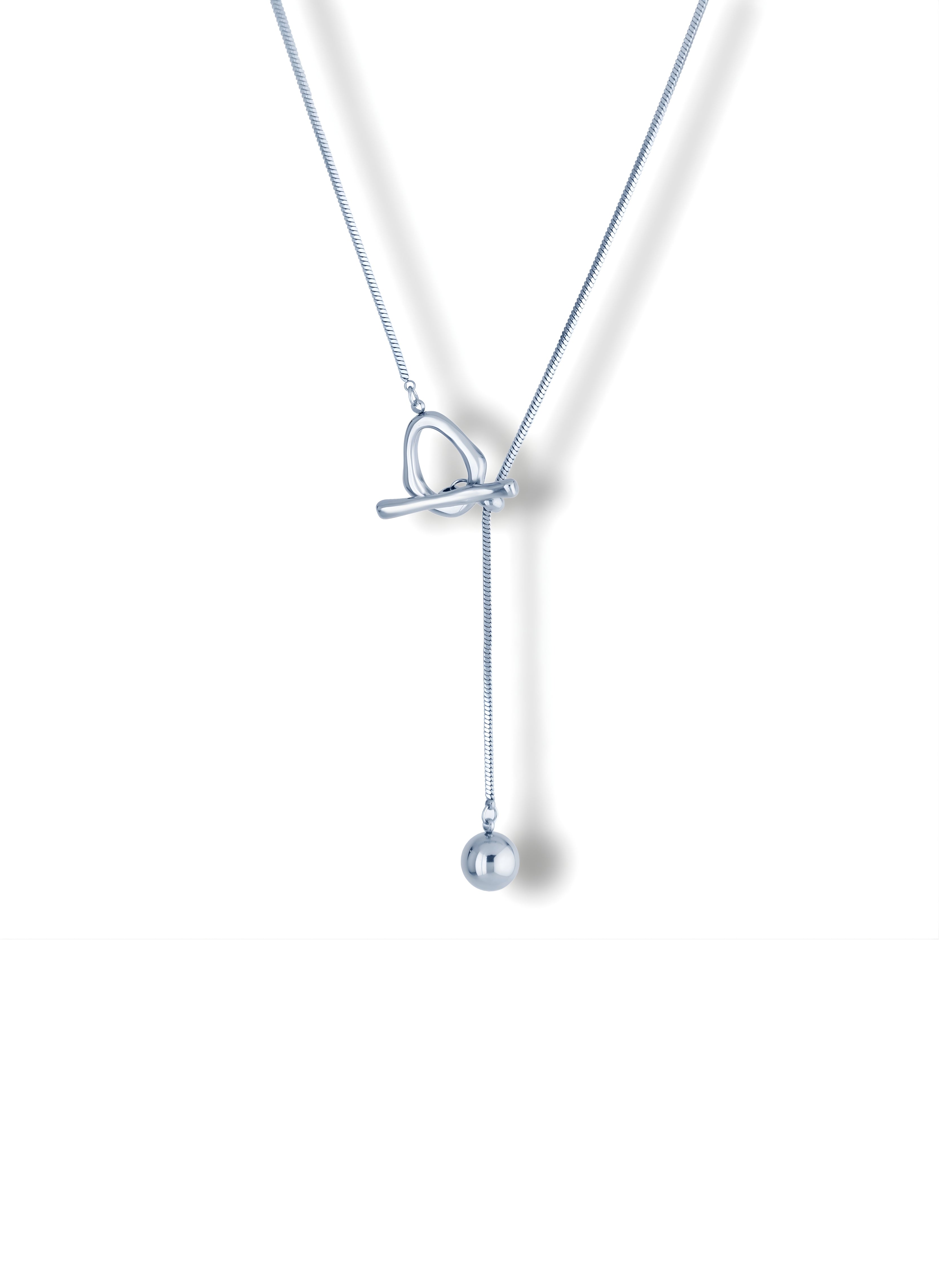 Silver Loop Necklace