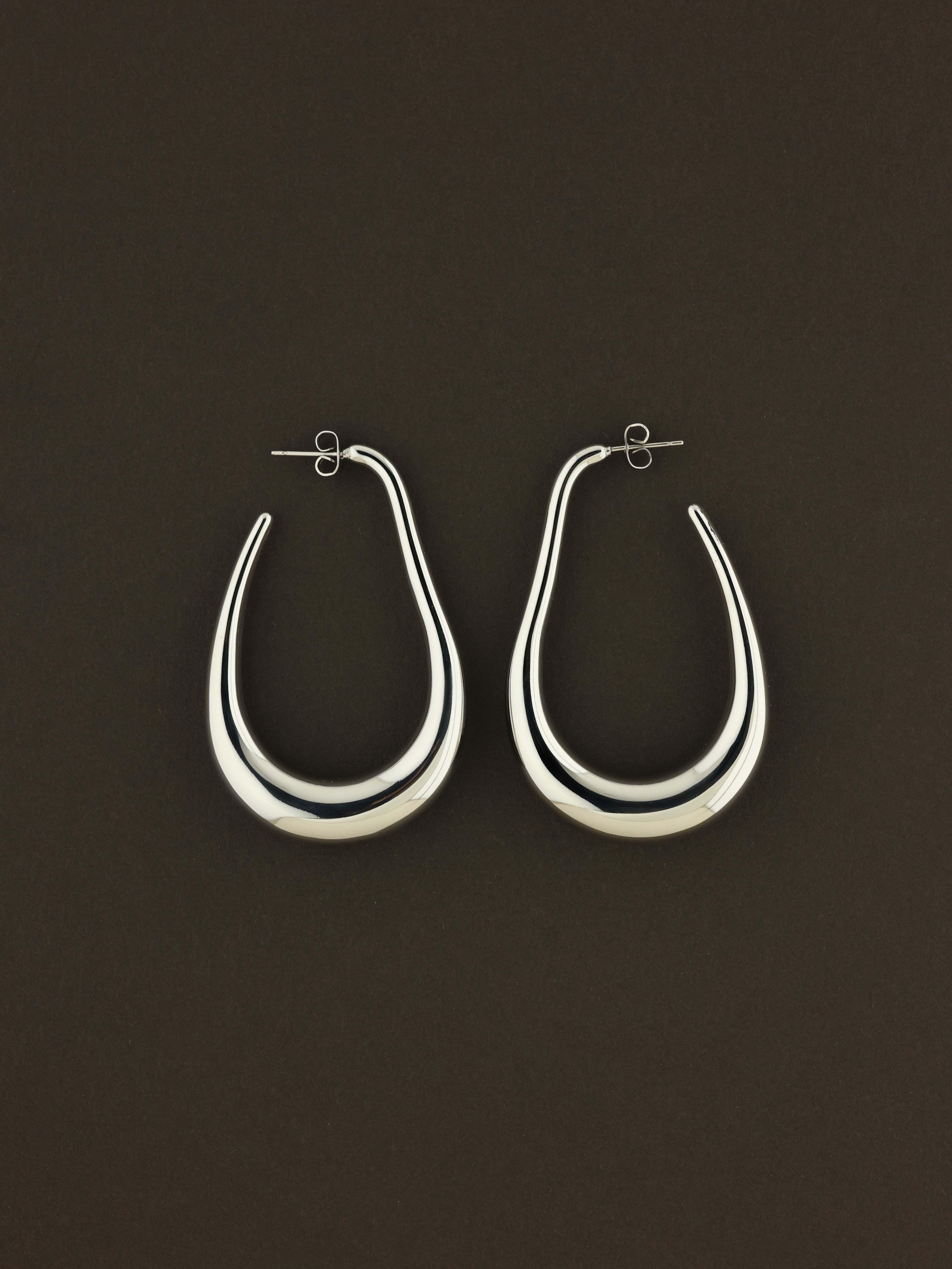 Teardrop Hoops