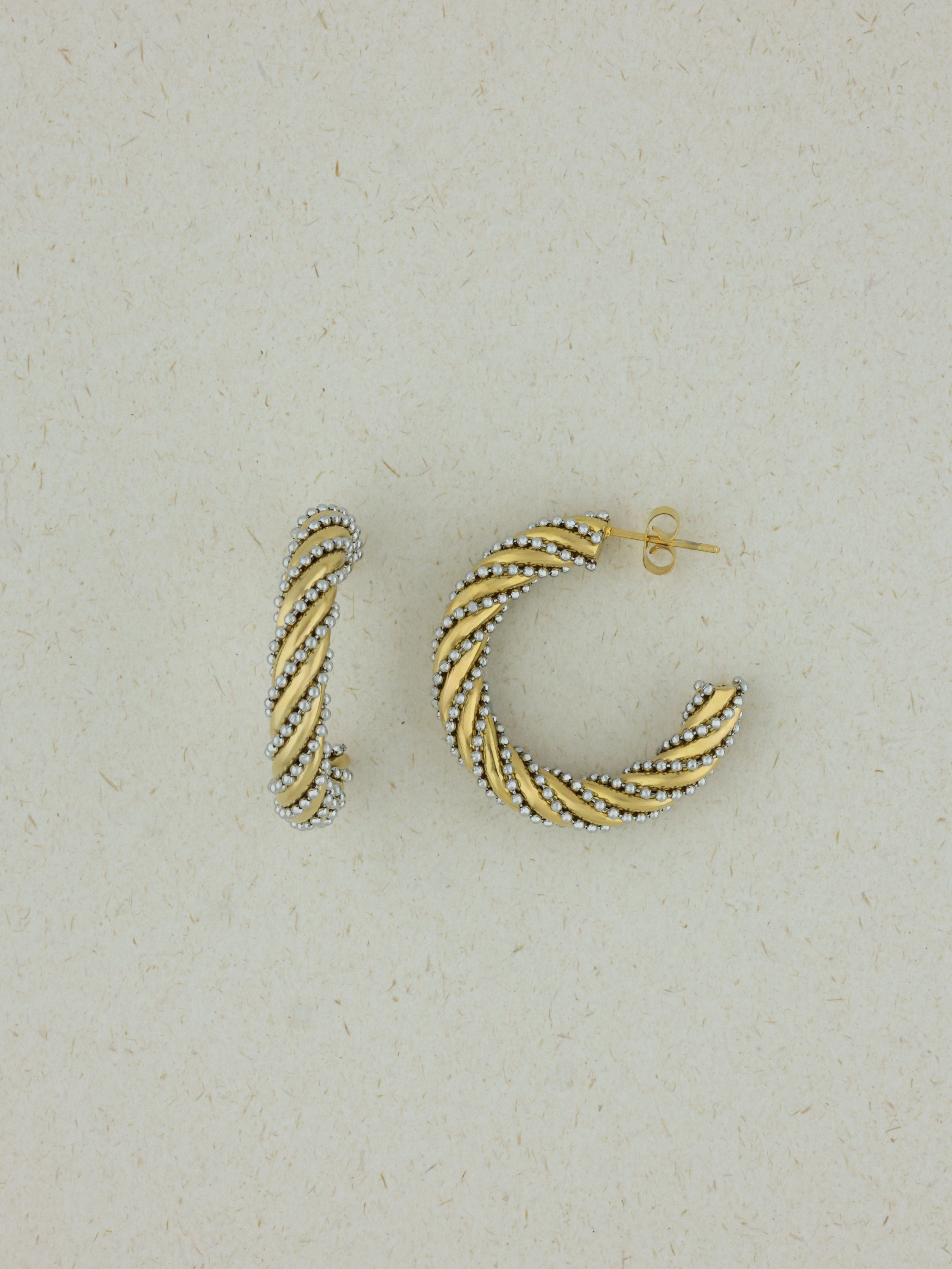 Paradox Textured Hoops
