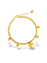 Heart Charm Anklet