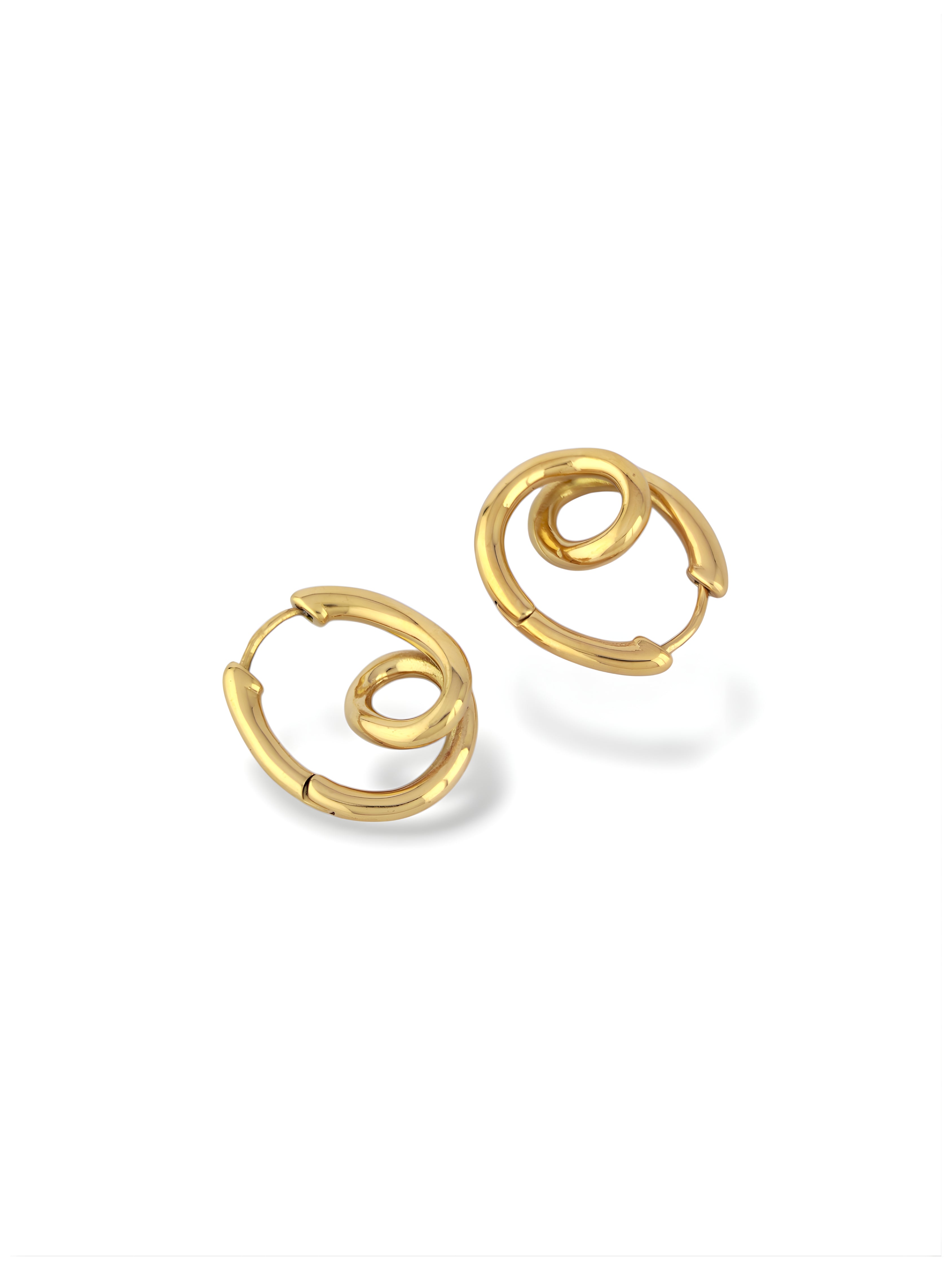 Spiral Coil Hoops