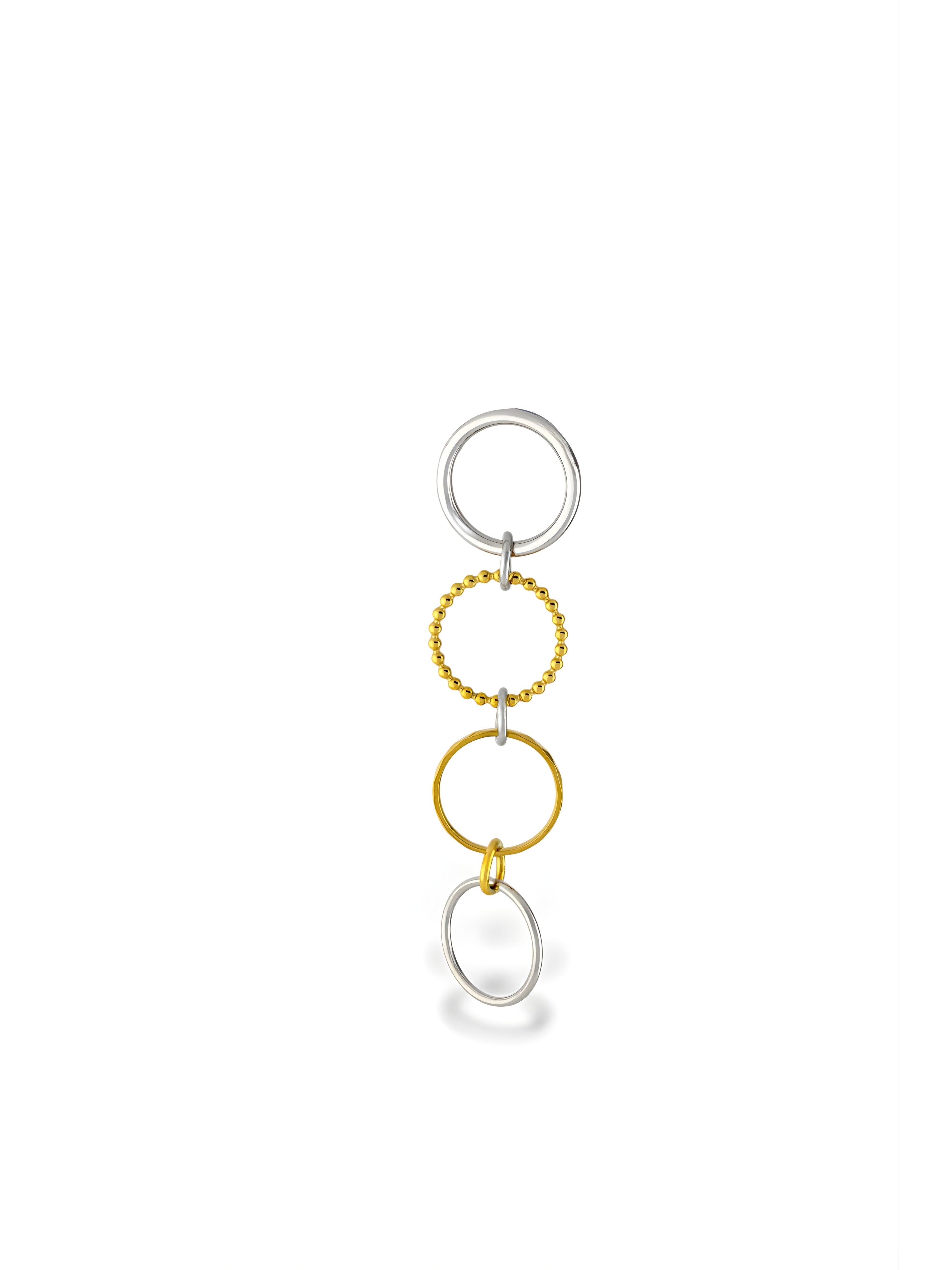 Mixed-Metal Four Ring Vertical Drop
