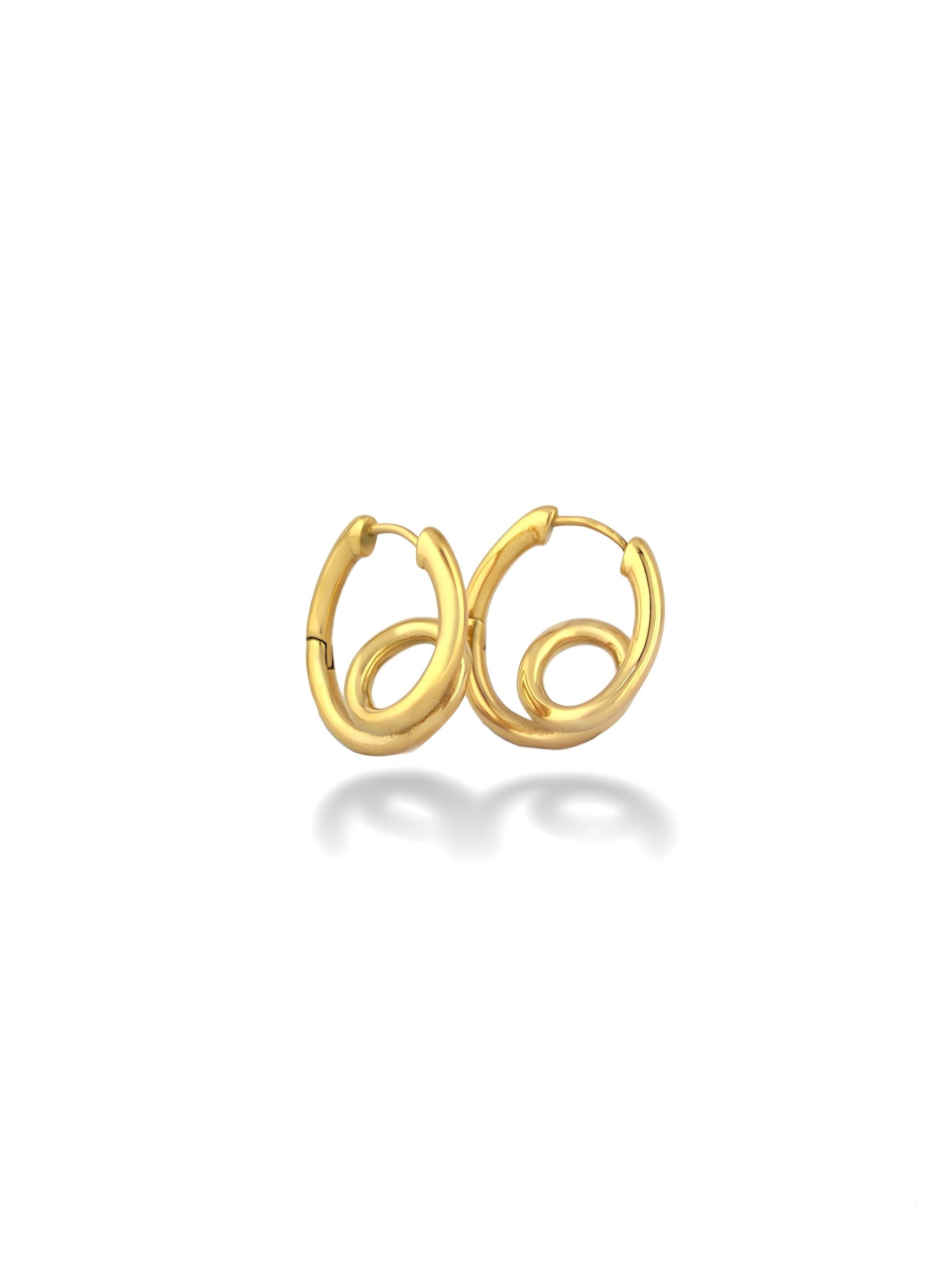 Spiral Coil Hoops