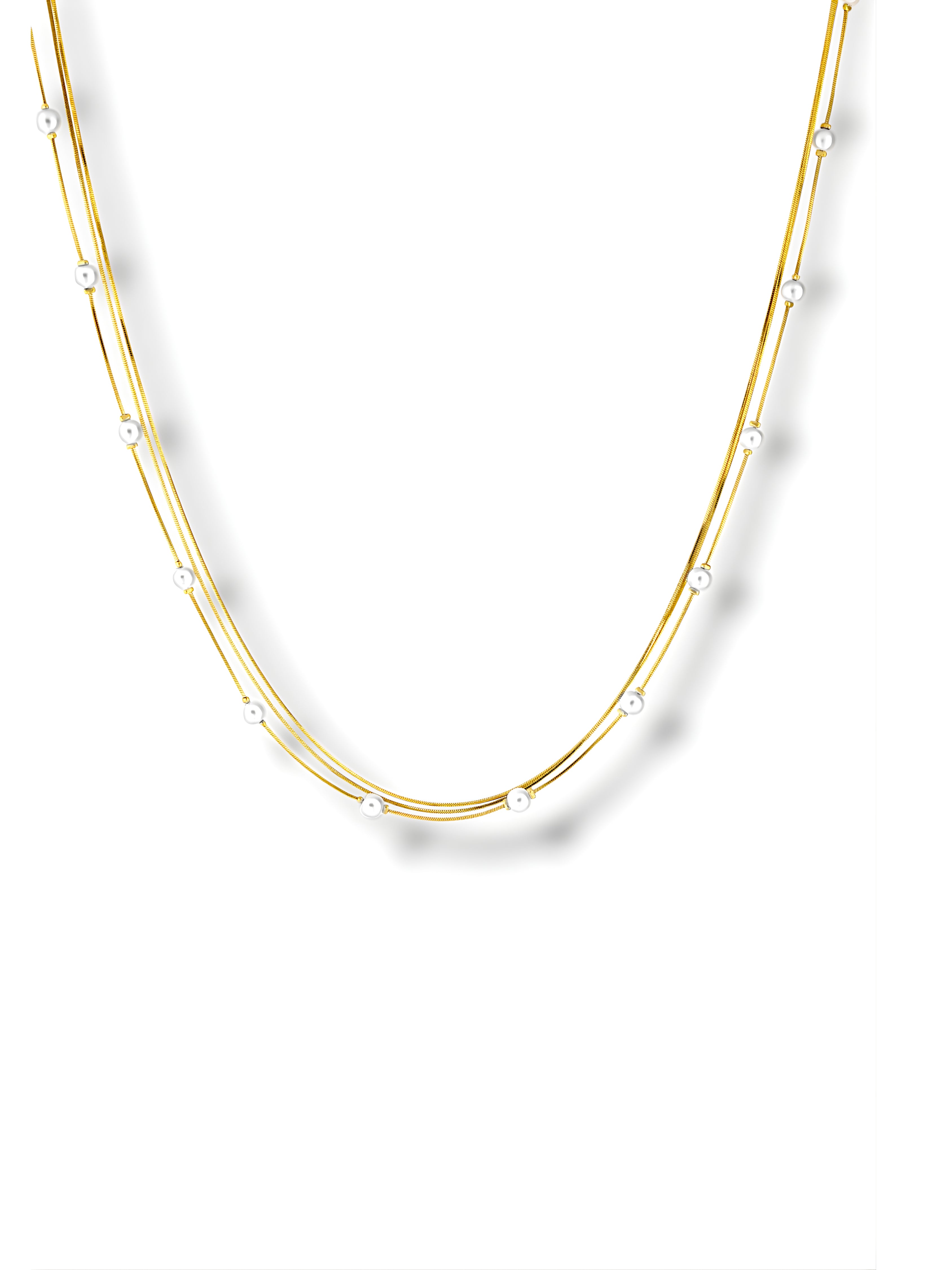 Cascade Layered Necklace