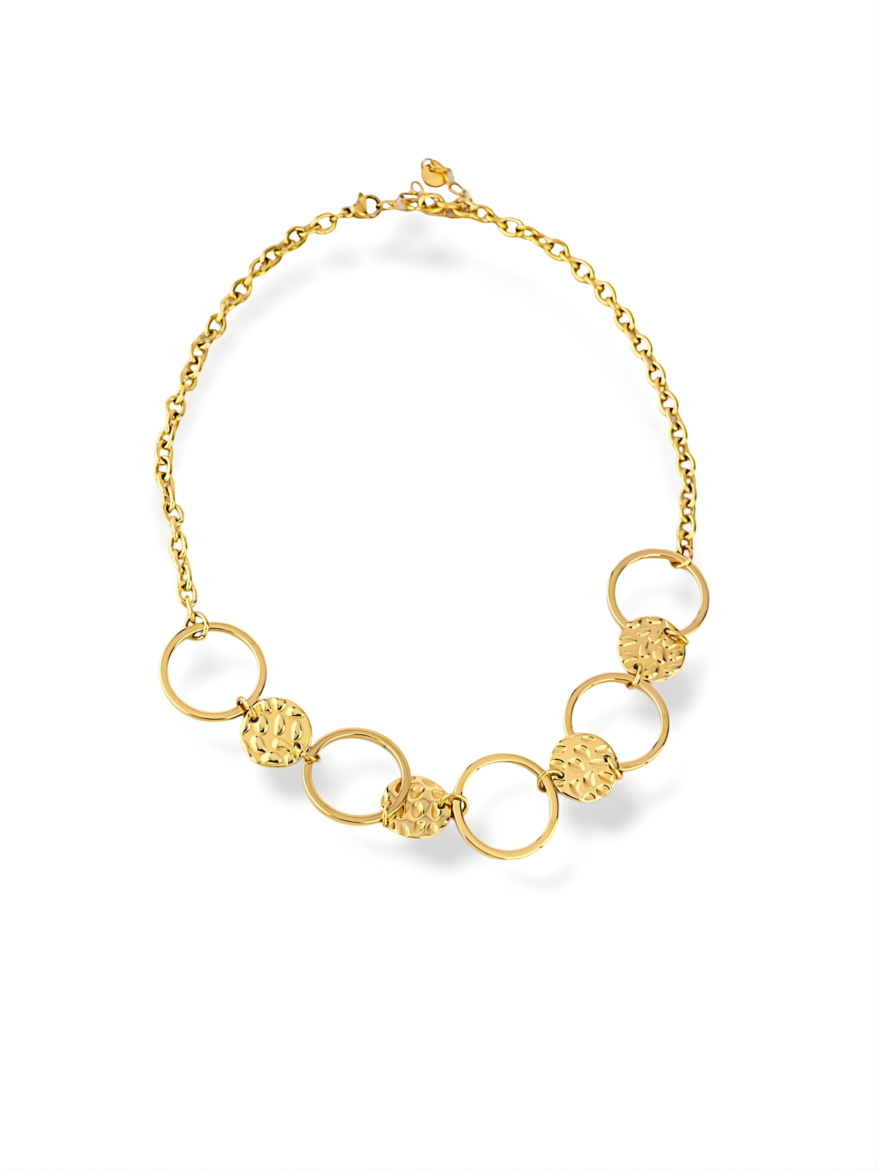 Sunburst Textured Necklace