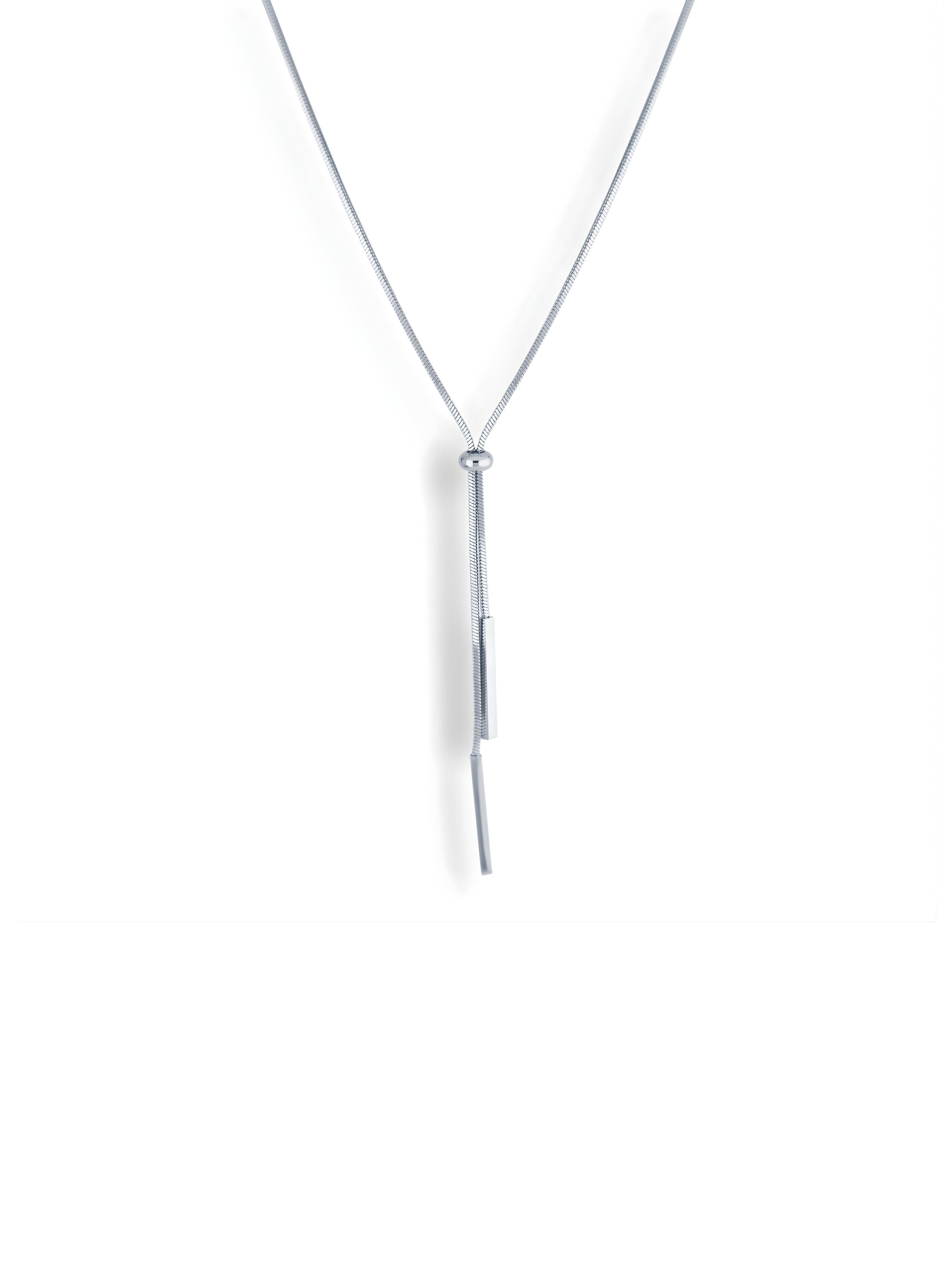 Lariat Bar Pendant Necklace