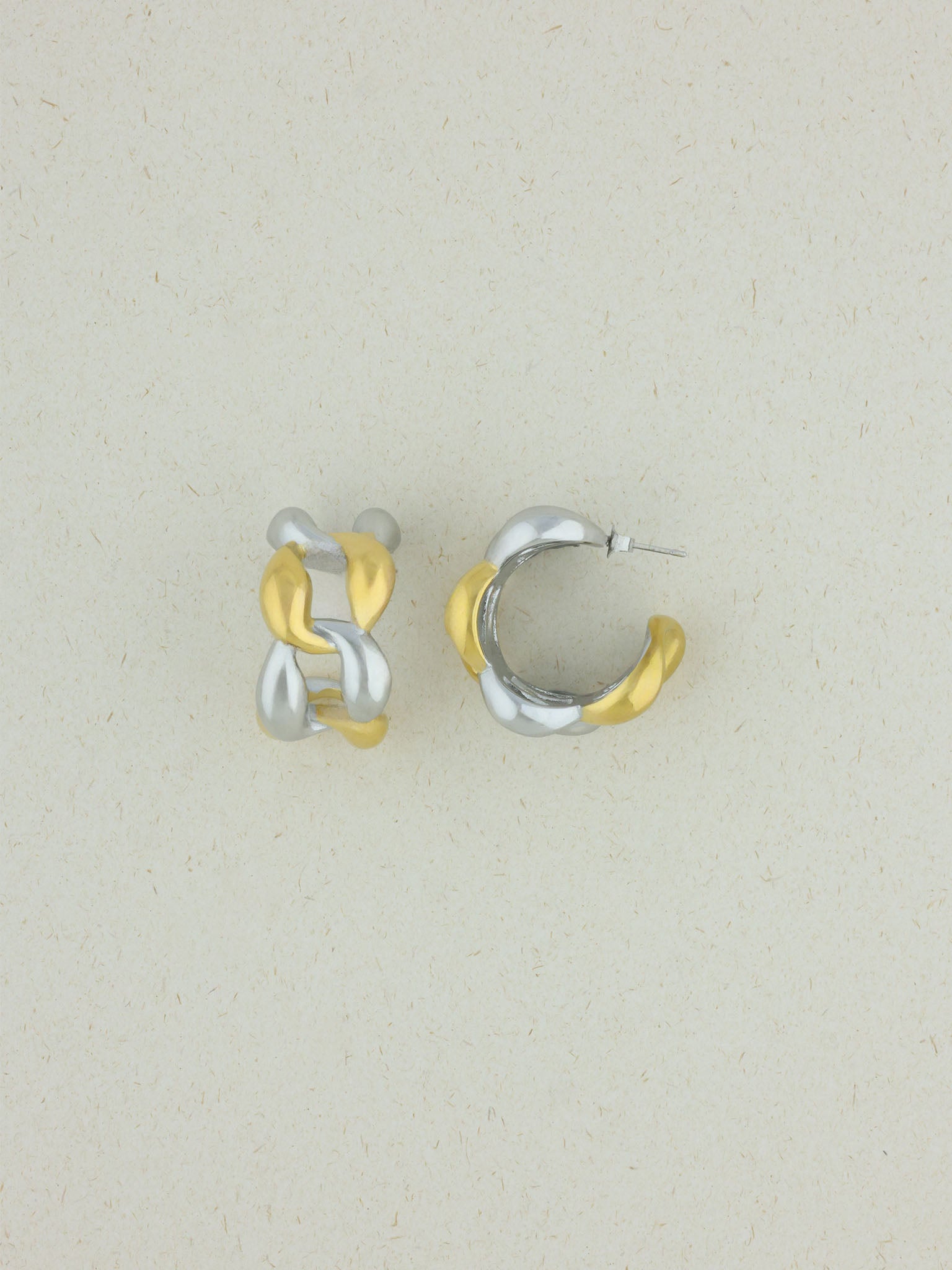 Harmonic Contrast Earrings
