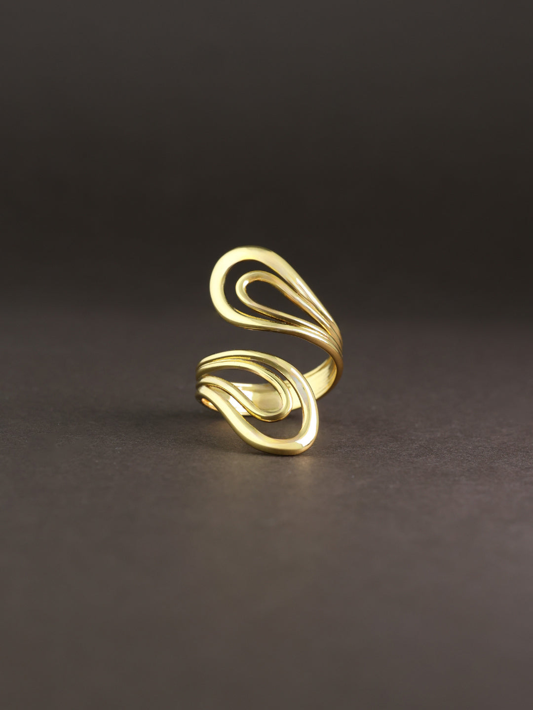 Soft Wave Open Ring