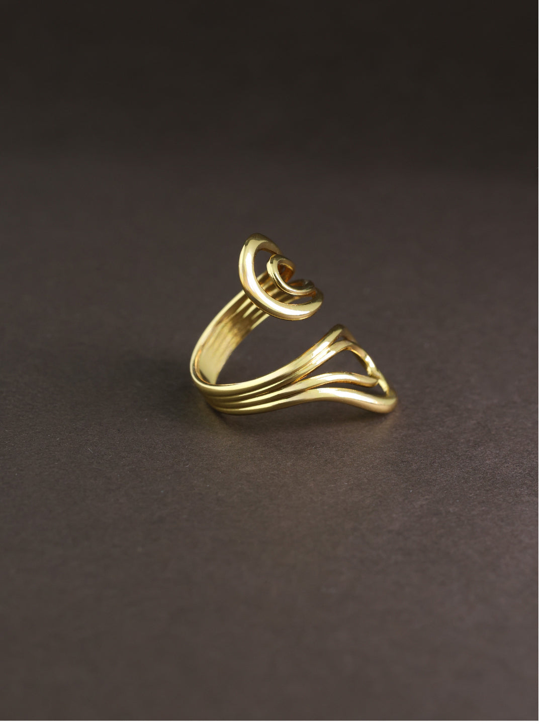 Soft Wave Open Ring