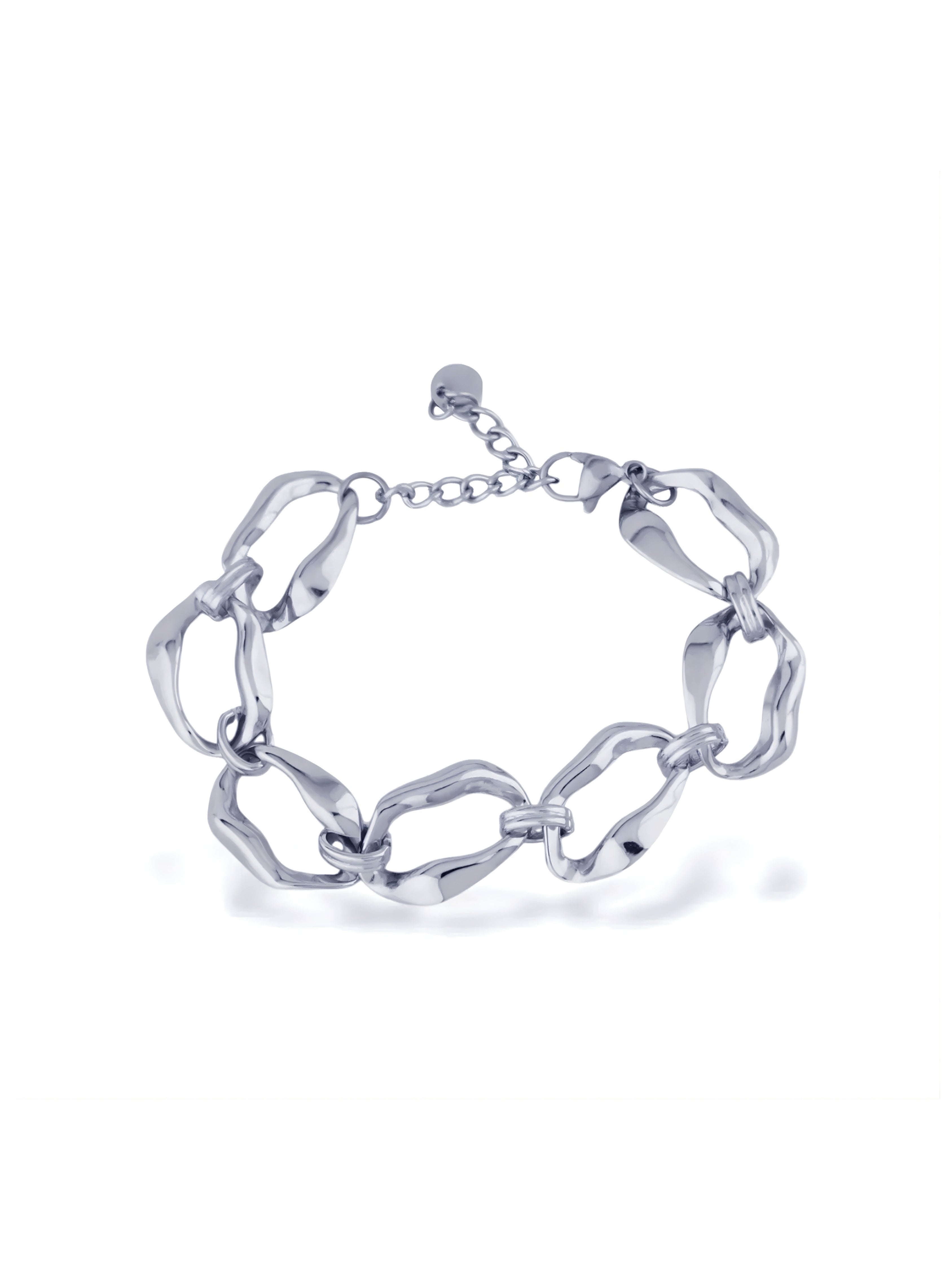 Soft Wavy Links Bracelet