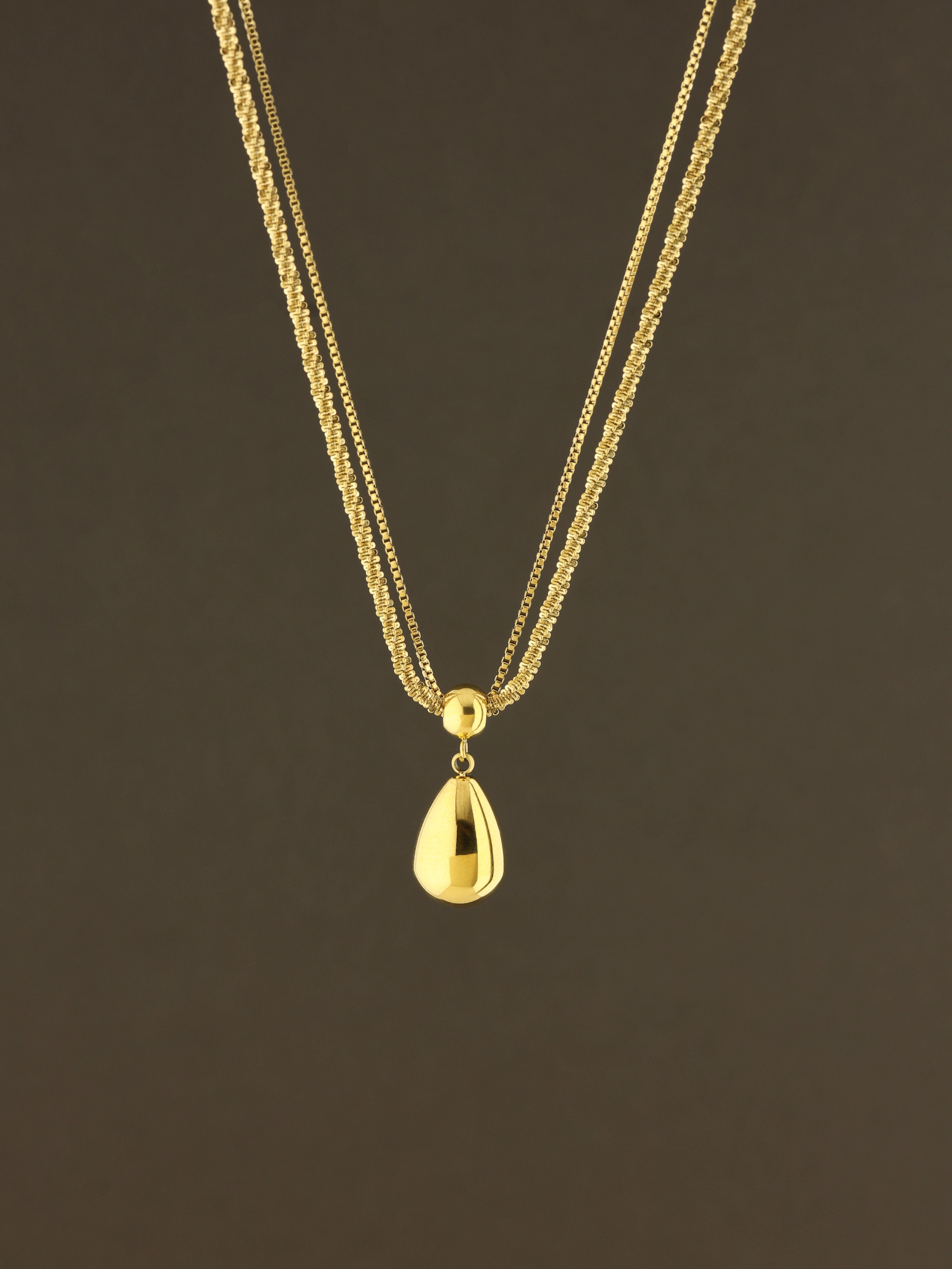 Avant-Garde Teardrop Chain