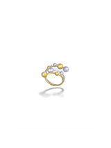 Two Tone Spiral Ring