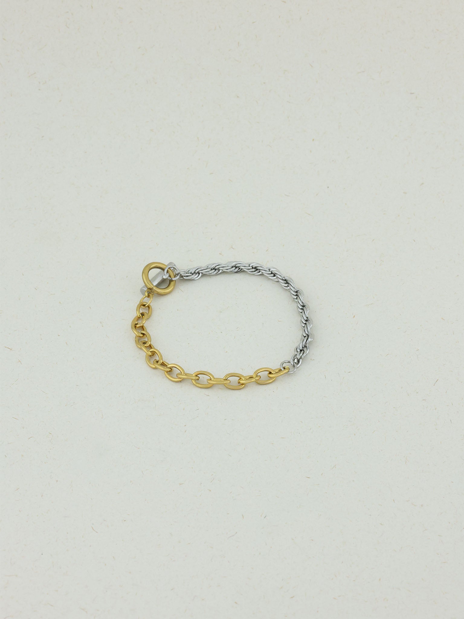 Meridian Contrast Link Bracelet