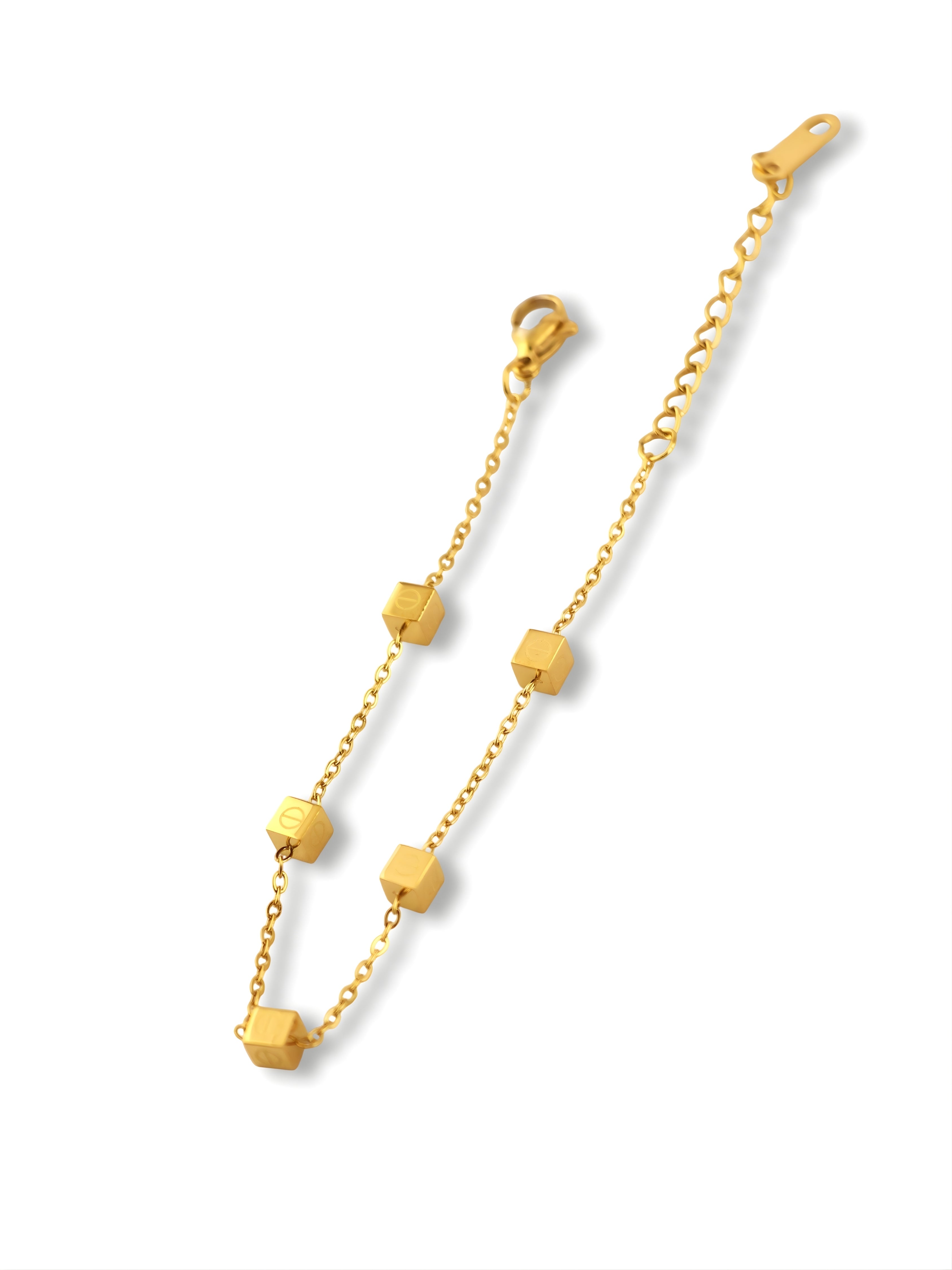 Cube Chain Bracelet