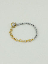 Meridian Contrast Link Bracelet