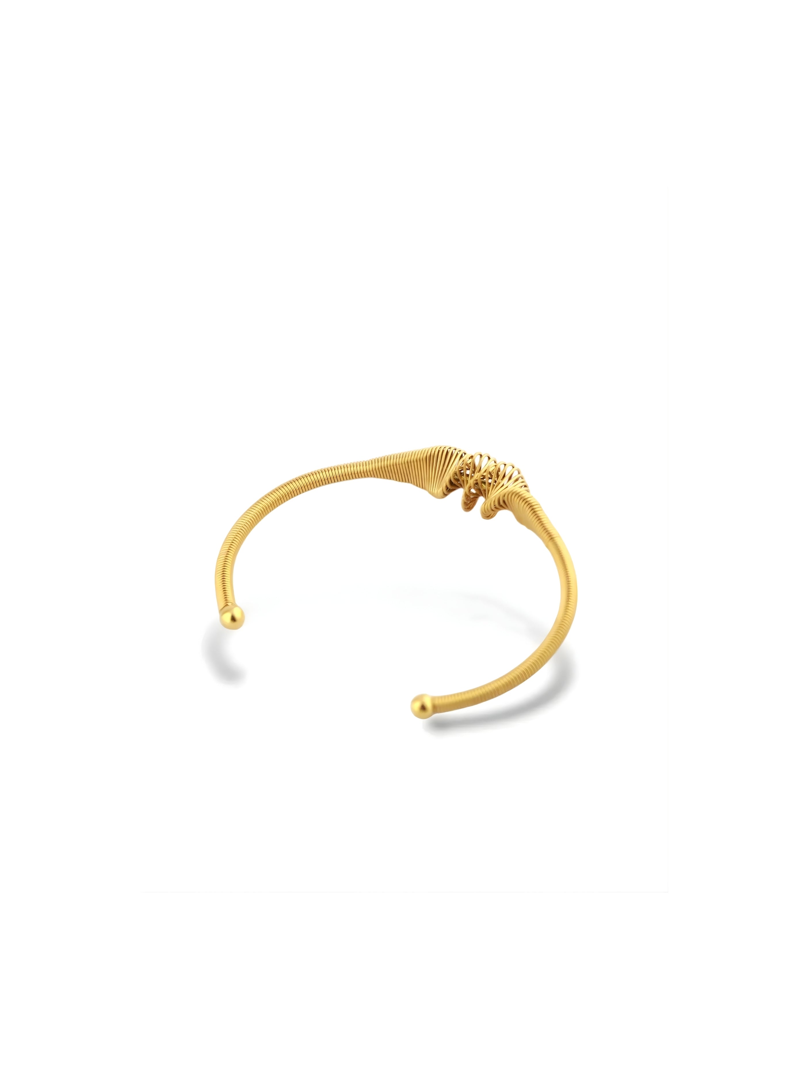Golden Infinity Bangle
