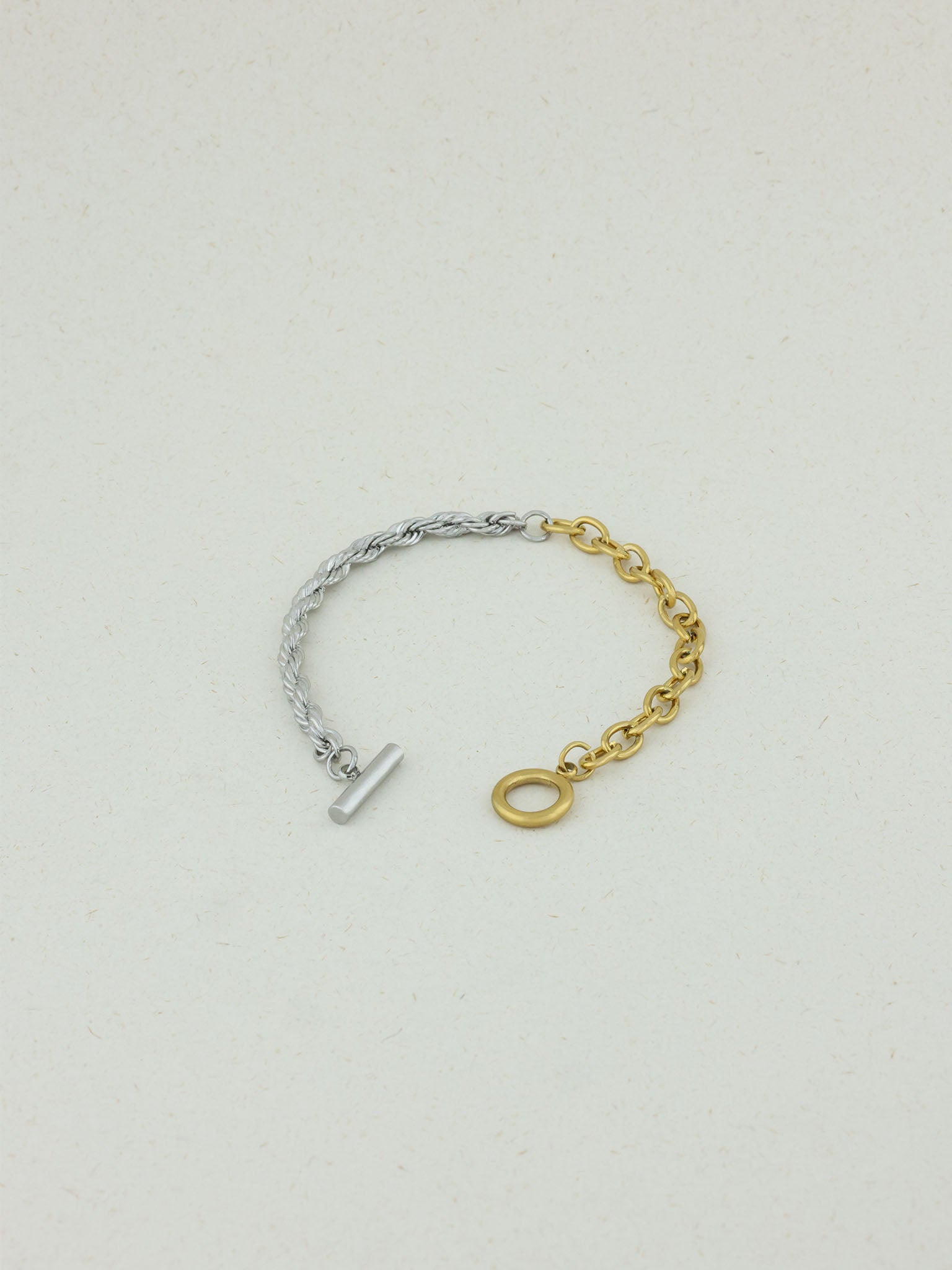 Meridian Contrast Link Bracelet