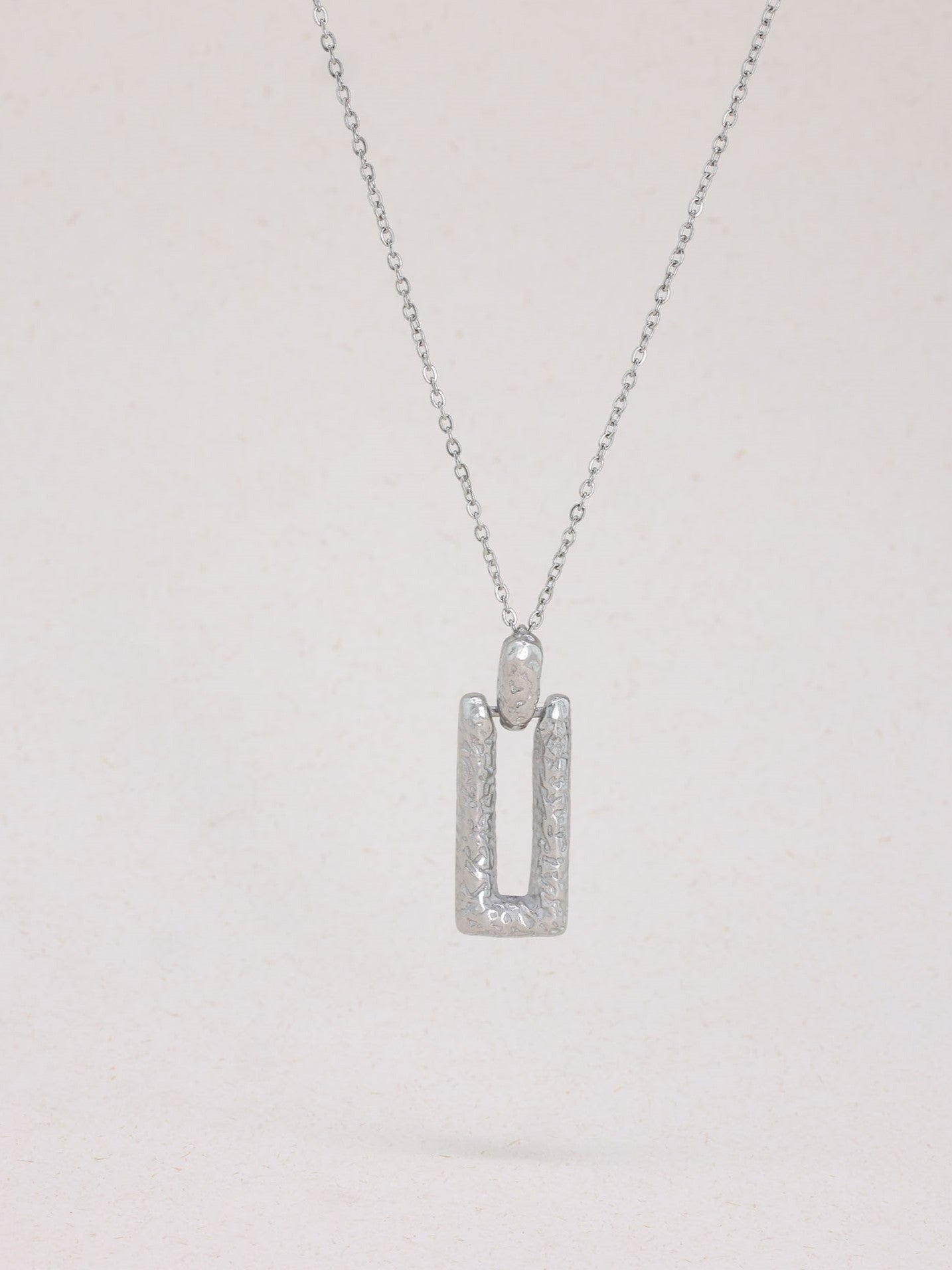 Sterling Open-FrameNecklace