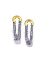 Elegant Silver Long Chain Drop Earrings for Women - Doulaat