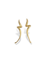 Velour Circles Stylish Gold Twist Hoop Earrings - Doulaat