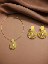Spiral Coin Jewelry Set