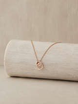Interlocking Ring & Heart Pendant