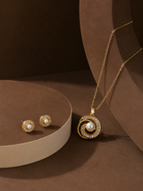 Swirl Pearl & Halo Set