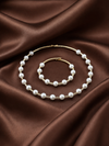 Pearl Elegance Necklace & Bracelet Set