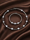 Pearl Link Choker & Bracelet