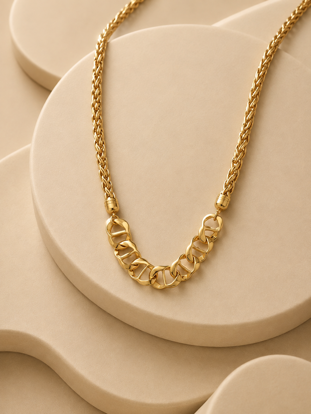 Anchor Link Chain Necklace
