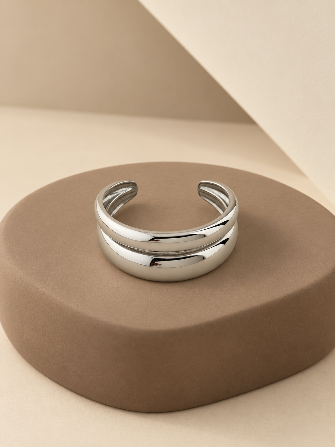 Modern Twinray Bangle